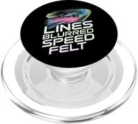 Lines Blurred Speed Felt Competitive Drone Racers FPV PopSockets PopGrip for MagSafe