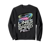 Lines Blurred Speed Felt Competitive Drone Racers FPV Sweatshirt