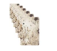 Lines Of Flowers Car Air Fresheners 6 Pcs Funny Hanging Car Air Fresheners Cute Long Lasting Scented Mirror Hanging Decoration Ornaments Gift Auto Interior Decor For Men Women Rectangle