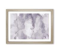 Lines of Freedom in Abstract Framed Print | A2 Oak Framed Wall Art | Ready to Hang | Abstract Fantasy Picture | Living Room Bedroom Lounge Office