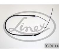 Handbrake cable Right 03.01.14 LINEX for AUDI 100 C3 Saloon 100 C3 Avant