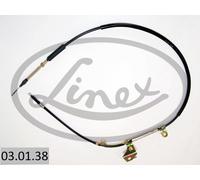 Linex A/S Parking Brake Cable 03.01.38 - Left - for Audi A6 C5 / A6 Avant