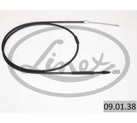 Handbrake cable Right 09.01.38 LINEX for PEUGEOT FIAT CITROËN