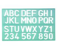 Linex 100412307 Lettering Stencil 8530 Lettering Height 30 mm Number Stencil Numbers and Numbers Pack of 30