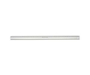 LINEX 100413072 Super Series Aluminium Ruler with Slide Brake, Drawing Edge and Cutting Edge 60cm Long