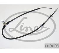 Handbrake cable Left 11.01.05 LINEX for DAEWOO NUBIRA Saloon NUBIRA Wagon NUBIRA