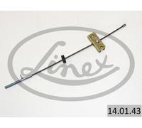 Handbrake cable Front 14.01.43 LINEX for ALFA ROMEO FIAT LANCIA