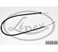 Handbrake cable Left 14.02.62 LINEX for FIAT PANDA