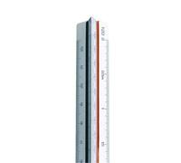 Linex 100:500 300mm Triangular Scale Rule - White