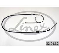 Handbrake cable Right 32.01.32 LINEX for OPEL VECTRA A Hatchback VECTRA A