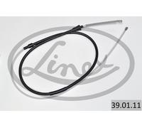 Handbrake cable Right 39.01.11 LINEX for SKODA ROOMSTER ROOMSTER Praktik