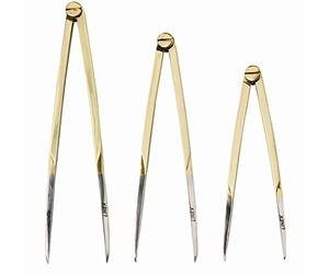 Linex 82001 Navigation Straight Marine Compass, Side Size: 152 or 6 Inches, Brass with Stainless Steel Tips