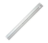 Linex Aluminium Cutting Ruler Silver 30cm