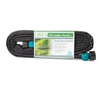 LINEX Garden Flat Soaker Hose 1/2" x 15 ft for Garden Beds Drip Irriagtion Hoses Heavy Duty Save Water 80%