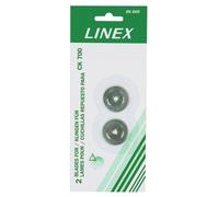 Linex Spare Rotary Blades 28mm Diameter for Cutter Ref LXKSK700 [Pack 2]