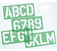 Linex- Standard Stencil Set 100mm 10 Pieces