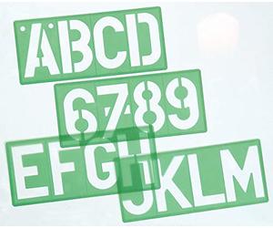 Linex- Standard Stencil Set 100mm 10 Pieces