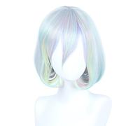 Linfairy Short Bob Harajuku Cosplay Wig Halloween Costume Diamond Wigs for Women