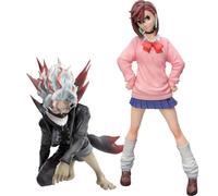 Linfemy 2Pcs Ayase Momo Figure Anime Girls statue Anime Model Okarun PVC Sculpture 15cm Desktop Christmas Ornaments Decoration Gifts Collection