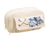 Linfemy Roxy Migurdia Anime Pencil Case Sylphy 3D Printing Double-Layer Stationery Box Large Capacity School Stationery Storage Students