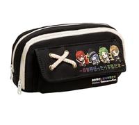 Linfemy Roxy Migurdia Anime Pencil Case Sylphy 3D Printing Double-Layer Stationery Box Large Capacity School Stationery Storage Students