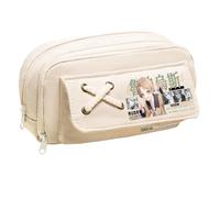 Linfemy Roxy Migurdia Anime Pencil Case Sylphy 3D Printing Double-Layer Stationery Box Large Capacity School Stationery Storage Students