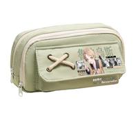 Linfemy Roxy Migurdia Anime Pencil Case Sylphy 3D Printing Double-Layer Stationery Box Large Capacity School Stationery Storage Students