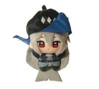 Linfemy W Priestess Plush Figure Skadi Anime Plush Keychain Games 10cm Ornaments Christmas Elaina Soft PP Cotton Pillow Cute Pendants Fans Gifts