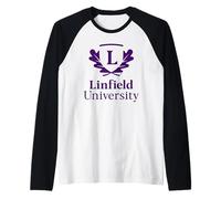 Linfield University Wildcats Institutional Logo Raglan Baseball Tee