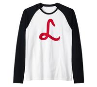 Linfield University Wildcats L Monogram Raglan Baseball Tee