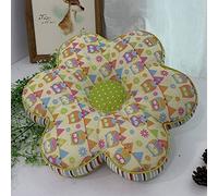 LinFortune Flower Shaped Chair Pad Kitchen Seat Cushions Farmhouse Animal Print Chair Seat Cushion Pad Soft Cotton Cushion Pillow (Owl, 16"x16")