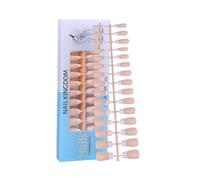 Ling & Bai French Tips Gel X Nail Tips, 240Pcs Press on Nails Pre-Applied Tip Primer 3 in 1 X-Coat Stick for Women Girls (Light complexion, Long ladder, One Size)
