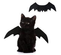Ling & Bai Halloween Pet Bat Wings Dog Funny Costume Cute Cat Dress Up Accessories Kitten Puppy Apparel Decoration for Cosplay Parties
