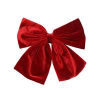 Ling & Bai Women Girls 8 Inch Large Velvet Hair Bows Clip Big Hair Bow Alligator Barrettes for Kids Teens (Red)