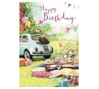 Ling Design - at Home by Cordelia Hutchison Birthday Card - Picnic Time