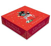 Ling Design Box of 12 Assorted Dog Lovers Woofy Square Christmas Cards Xmas Card Boxes XBR808