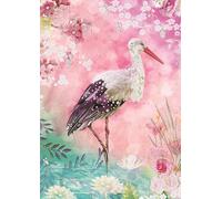 Ling Design - Crystal by Malgosia Piatkowska Blank Greetings Card - Stork