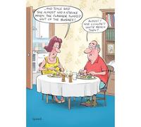 Ling Design Funny Birthday Card for Men or Women - Rude 'Flasher' Joke - Happy Birthday Card for Men or Women