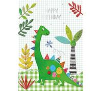 Ling Design Greetings Card - Happy Birthday - Dinosaur