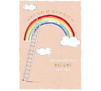 Ling Design Greetings Card - Supportive - Never Give Up, Never Give in