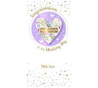 Ling Design Greetings Card - Wedding Day - Happy Couple