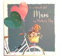 Ling Design Mother's Day Card - Puppy in Bike Basket