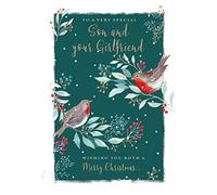 Ling Design Son & Your Girlfriend Christmas Greeting Card The Wildlife Range Xmas Cards X14672M