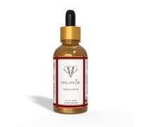 Lingam Oil for Men [Velvet Crush] Tantric Male Wellness Oil for Energy, Stamina, Personal Massage & Circulation - Vegan, Organic, 1 Fl Oz / 30ml
