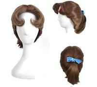 LINGCOS Brown Synthetic Hair Fantasy Wig for Women - One Size - Heat Resistant - Straight - Adult - Princess - Cosplay & Party