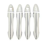 LINGDAV 8 Pcs Exterior Chrome Door Handle Cover, Car Door Handle Protector for Picanto Morning 2011-2016, ABS Chrome Plated Handle Trim with Easy Installation for Front and