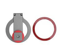 LINGDAV Camera Cold Shoe Magnetic Phone Holder, Flexible Tripod Mount Adapter with Strong Magnet, Smartphone Folding Stand for Vlogging and Photography, Aluminum Alloy Adjustable Angle 1/4