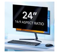 LINGDSWULING 14 Inch 16:9 Laptop Privacy Screen Filter Privacy Shield And Anti-Glare Protector Fully Removable Easy To Install Reusable No Bubbles Screen Protector(24inch/53.1x29.8cm)