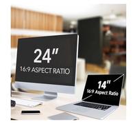 LINGDSWULING 15.6 In Laptop Privacy Screen Shield Removable 24 In Protector Film 24 Inch Computer Monitor 24 Inch Computer(23.8inch/52.7x29.7 cm)