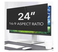 LINGDSWULING 24 Inch Computer Privacy Screen Filter 14 Inch 16:9 Laptop Screen Filter Privacy Shield And Anti-Glare Protector No Bubbles Screen Protector(23.8inch/52.7x29.7 cm)